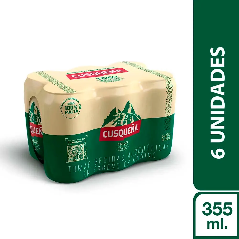 Six Cusqueña Trigo 355ml